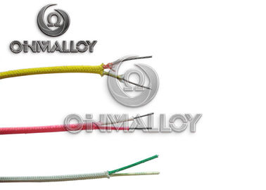 28 AWG K Type Thermocouple Cable Vitreous Silica Insulated 800 Degree C