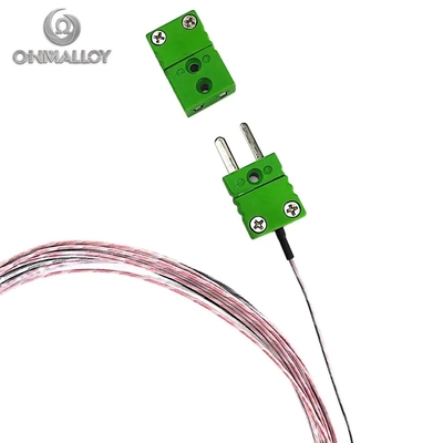 ANSI Green Type T Thermocouple Mini Plug (Cu/Constantan) for Cryogenic Sensors