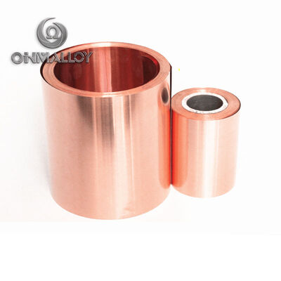 0.05mm*50mm लाल तांबे की पन्नी 99.9% Cu शुद्ध तांबे की पन्नी मोबाइल फोन मेन बोर्ड के लिए